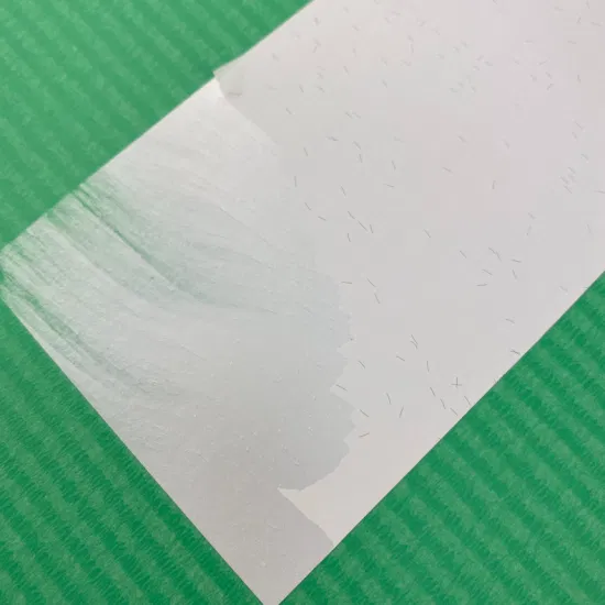 Materiale dell'etichetta distruttiva dell'autoadesivo del guscio d'uovo della carta di sicurezza in fibra UV